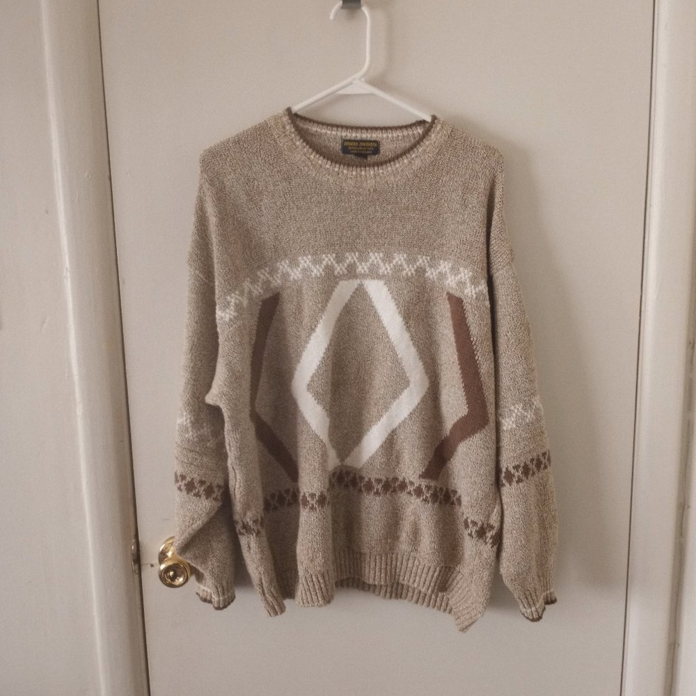 Brooks Brothers Oversized Brown Sweater